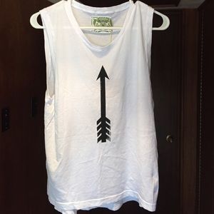 Nation arrow graphic tank