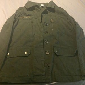 olive green army jacket