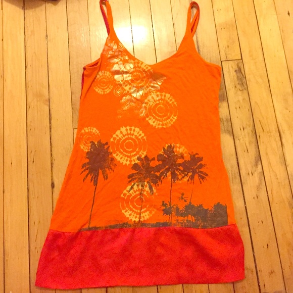 Express Tahiti tank/dress - Picture 1 of 3