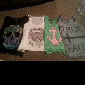 4 Summer Shirts / Tank Tops