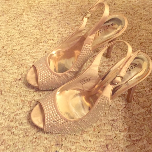 Champagne heels