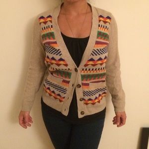 Madewell Aztec Wool Cardigan