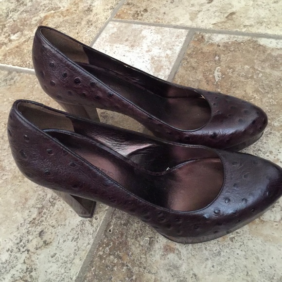 Leather heels