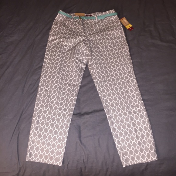 Merona quatrefoil print ankle pants