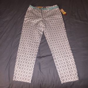 Merona quatrefoil print ankle pants