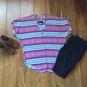 Festival print blouse