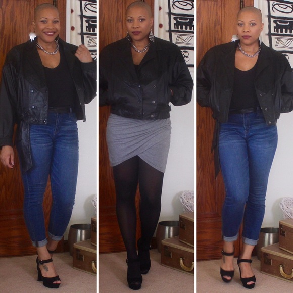 Vintage Leather Jacket - Picture 1 of 4