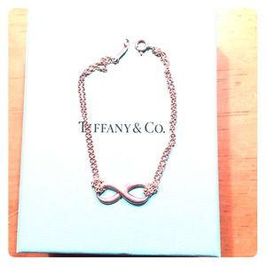 Tiffany silver Infinity bracelet