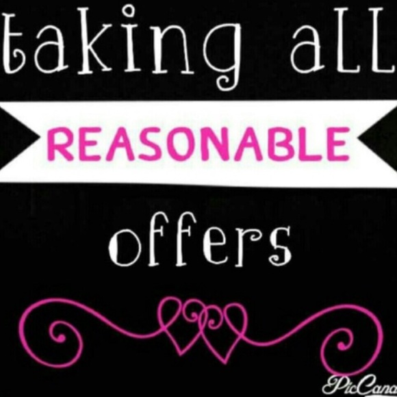 Any reasonable offer today lady's!