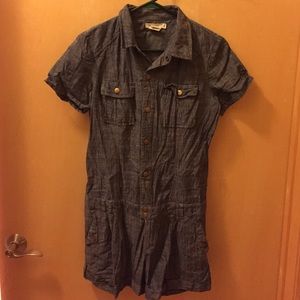 Denim romper