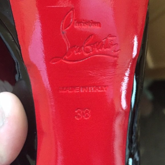 Christian Louboutin Patent Leather Slingback