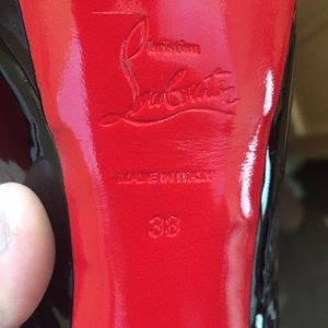 Christian Louboutin Patent Leather Slingback