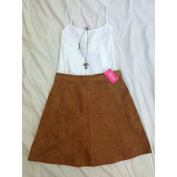 a'gaci camel skirt