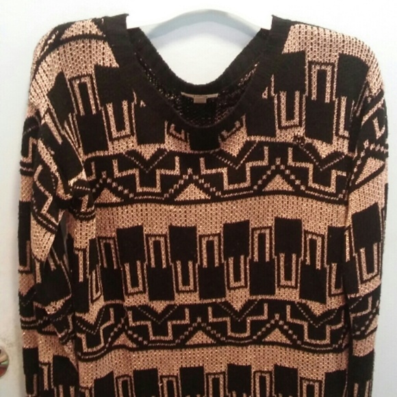 Gold and black shirt