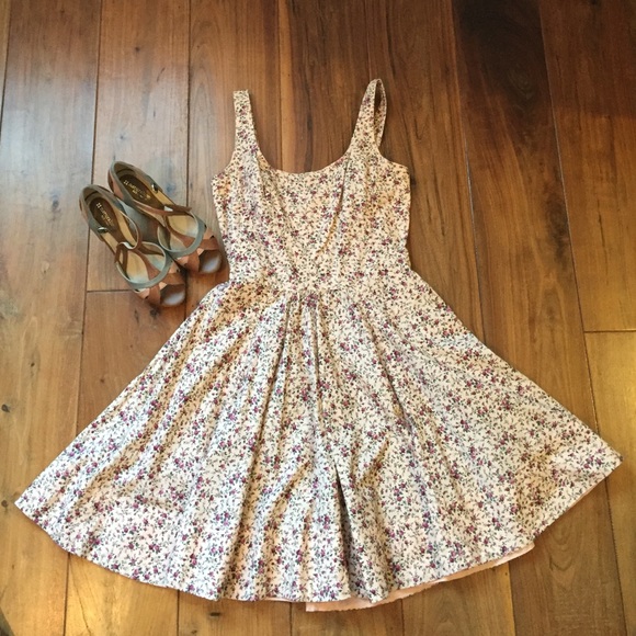 Vintage floral print dress - Picture 1 of 4