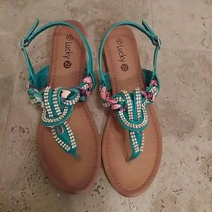 Bright Colorful Sandals