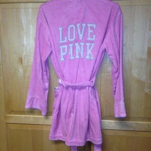 Victoria's Secret pink robe