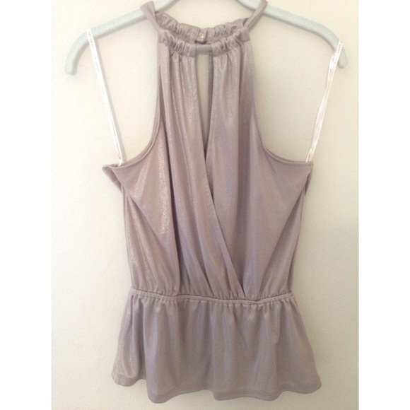 G by Guess gold shimmery top