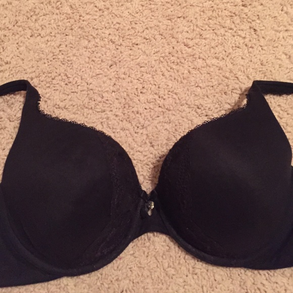 Black Lace Padded Perfect Coverage Bra