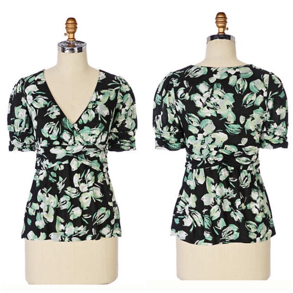 Anthropologie Floral Top