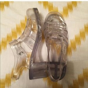 American apparel Jelly heel sandal