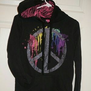 Peace sign sweatshirt
