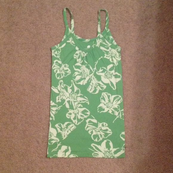 Banana Republic Tank, Green/white