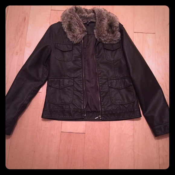 Chocolate brown jacket!