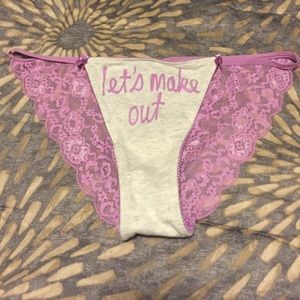 NWOT Victoria's Secret Lace Back String Bikini