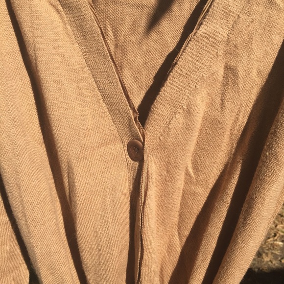 Camel Tie-Waist Cardigan - Picture 3 of 4