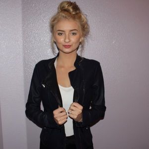 Black Leather Express Jacket