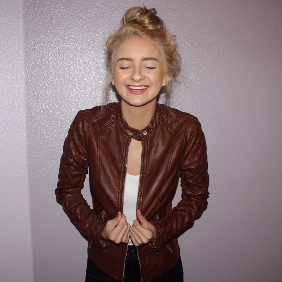 Brown Leather Express Jacket