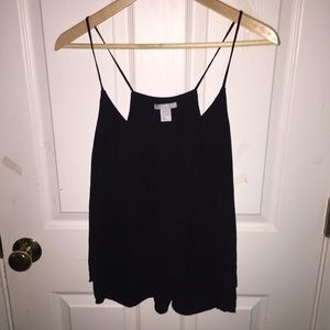 Simple black tank top from h&m