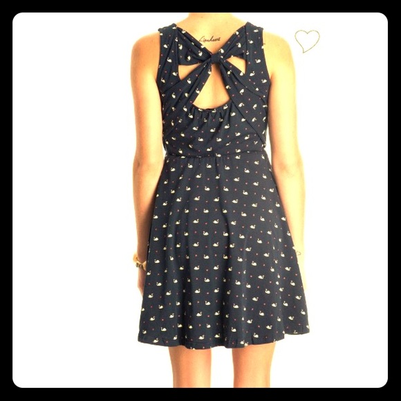 Swan dress with adorable back