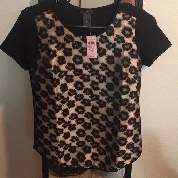 Ann Taylor leopard top
