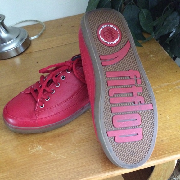 Fitflop Shoes | Red Tennis | Poshmark