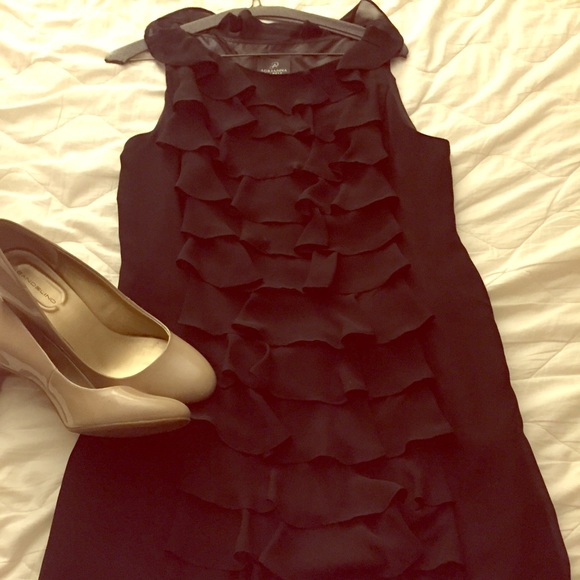 Black Adrianna Papell dress