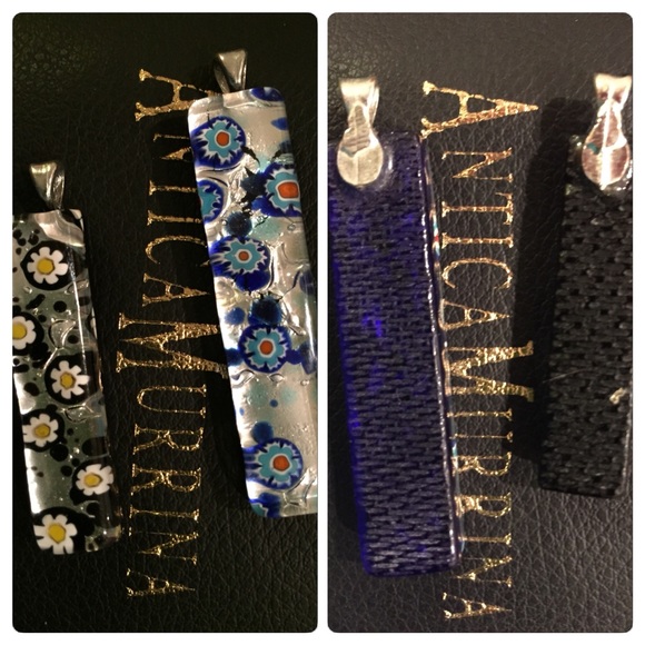 Set of 2 Murano Glass pendant - Picture 2 of 4