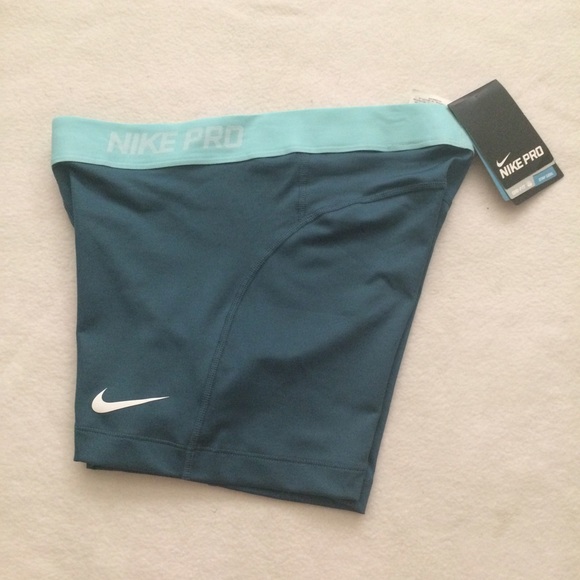 NWT Nike Pro Compression Shorts Blue Medium