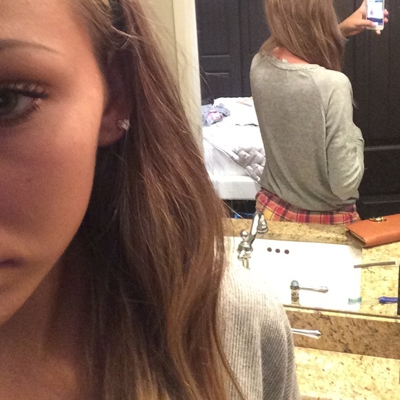 Forever 21 Sweaters - Grey striped Sweater Long sleeve