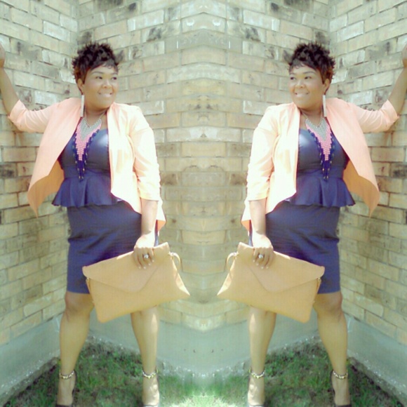 Plus size peplum Dress(forever21)