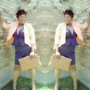 Plus size peplum Dress(forever21)