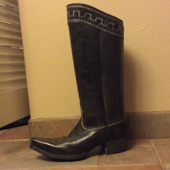 NWOT Ariat Black Sahara knee high boot