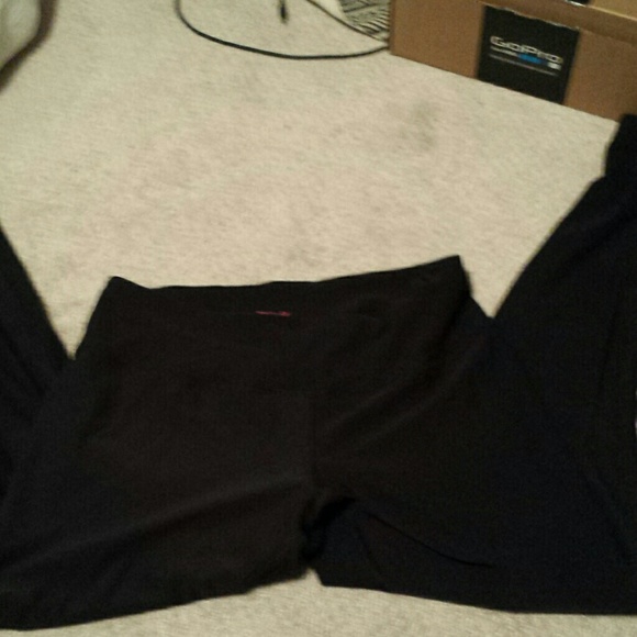 Long black workout pants