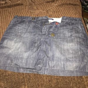 Gap dark denim skirt