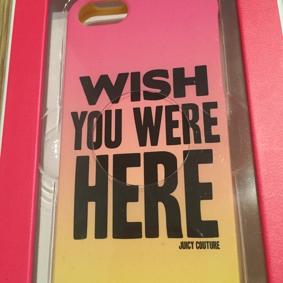 Juicy Couture Wish You Were Here iPhone Case 5/5s - Picture 3 of 4