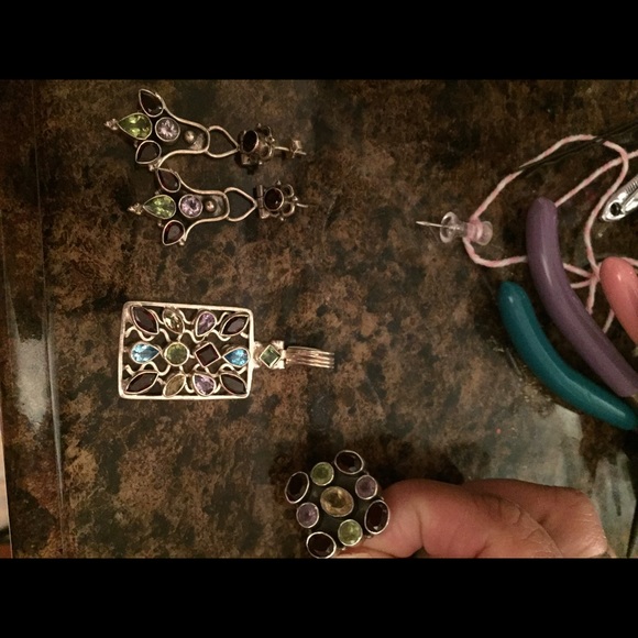 Sterling silver set - Picture 2 of 2