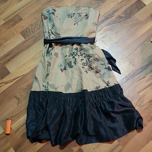 Woman's fall cocktail dress