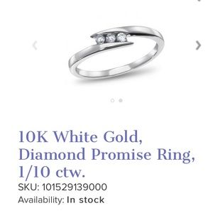 💍 Diamond Promise Ring 💍