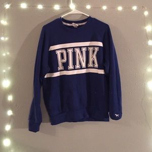 Pink chunky logo sweater